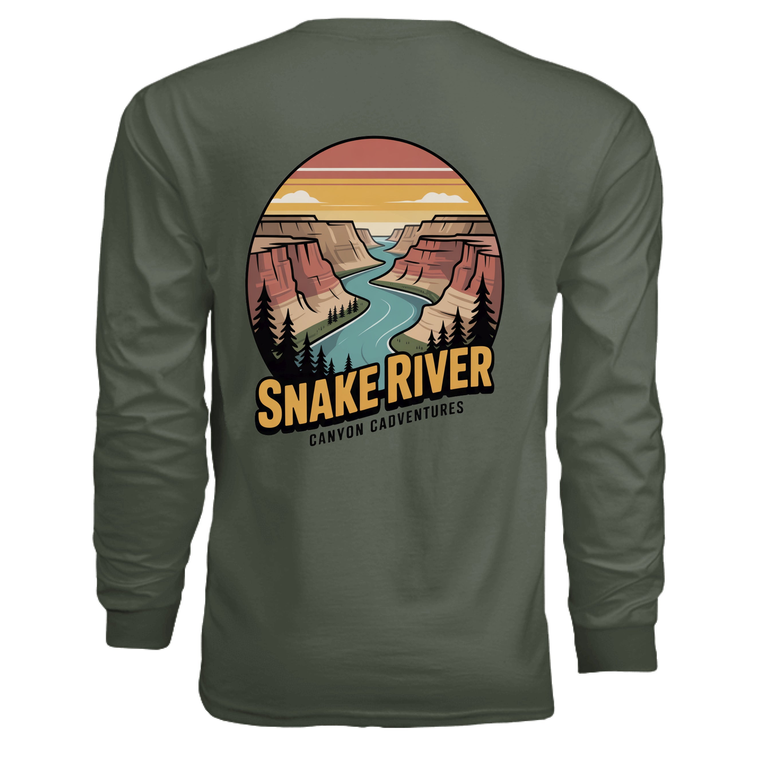 MILITARY GREEN - BACK