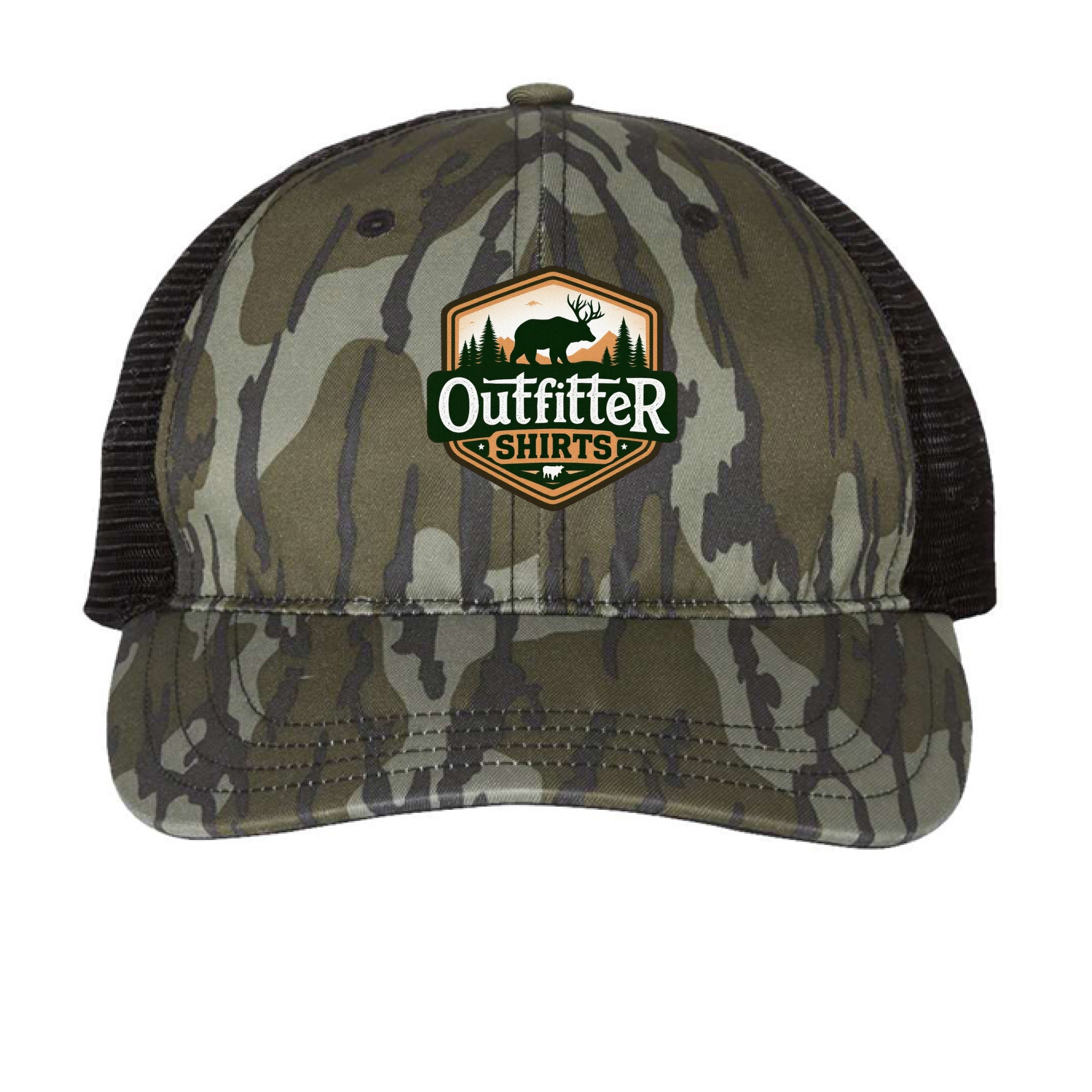 Mossy Oak Bottomland/ Black - FRONT