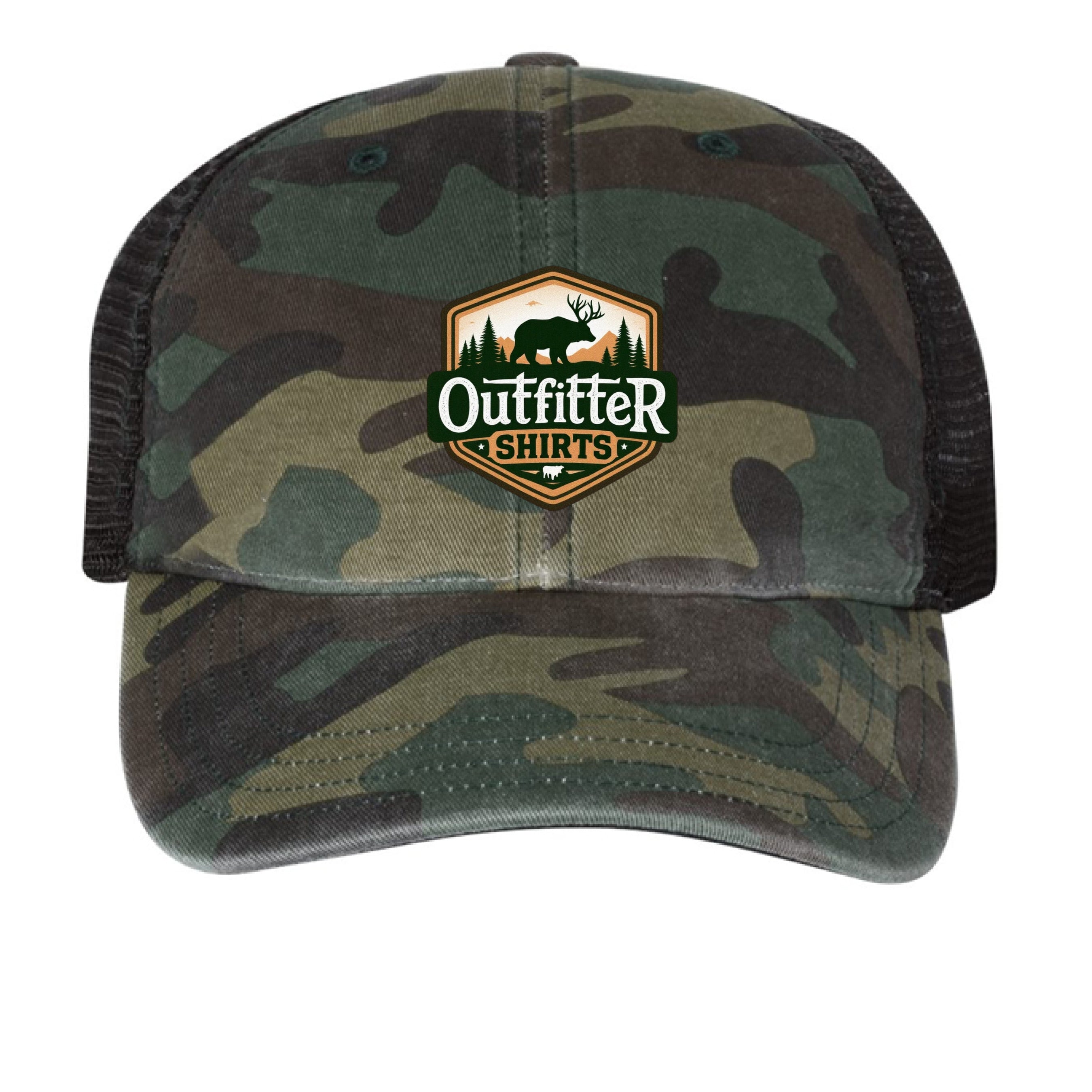 Green Camo/ Black - FRONT